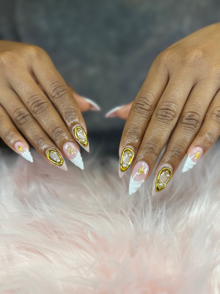 Gel-X Full Set, Short Stiletto