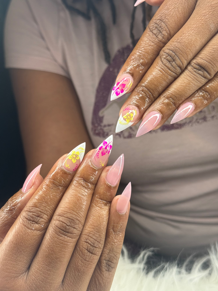 Gel-X Full Set, Short Stiletto