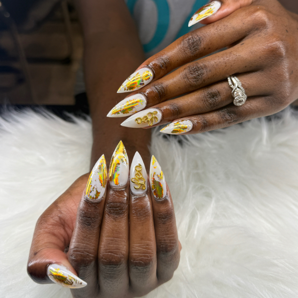 Signature Gel-X Set, Short Stiletto at Sparkling Tips Studio in Raleigh, NC