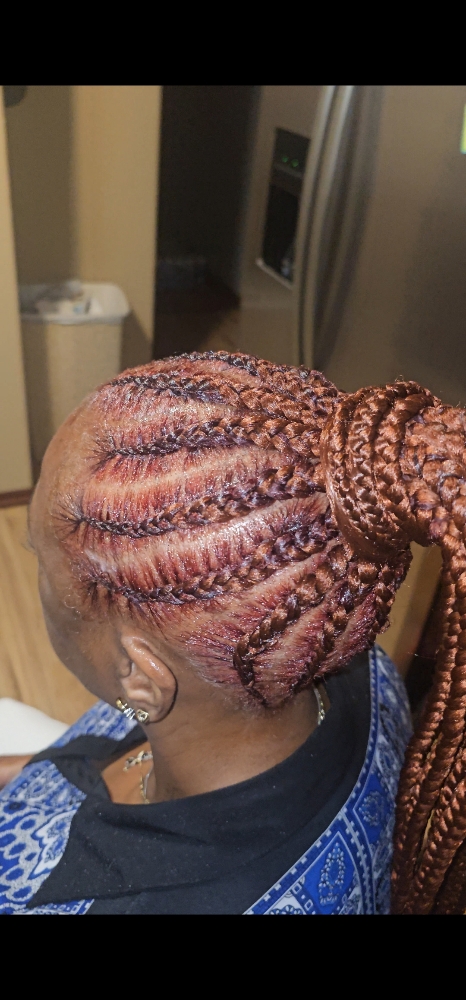 Braiding Into A Ponytail