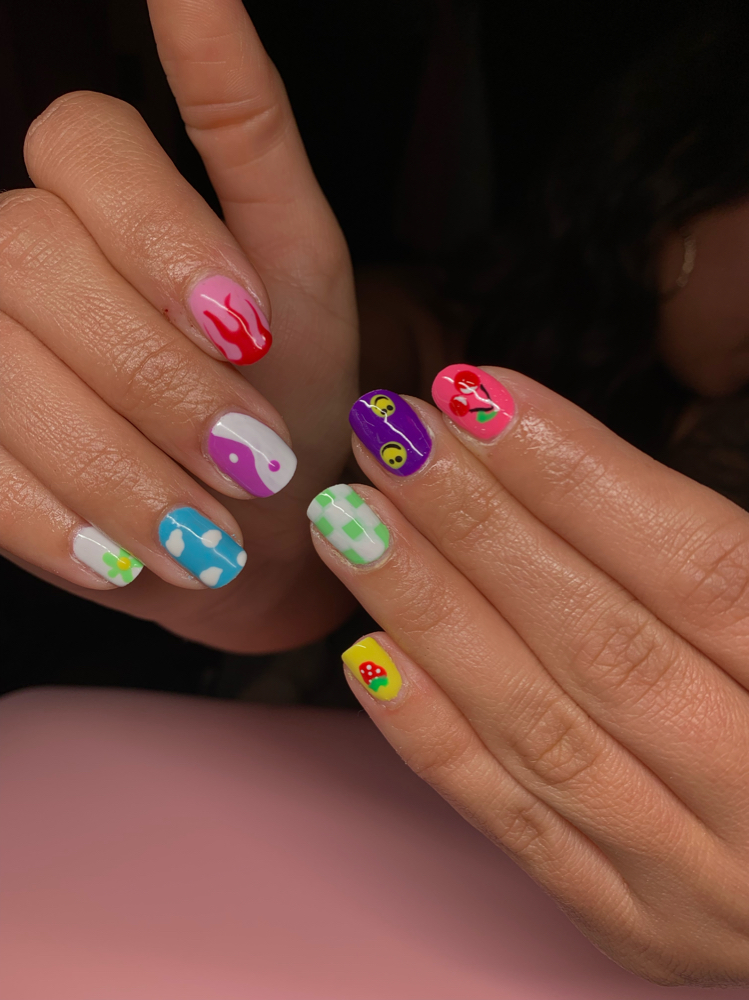 Gel Mani Nail Art