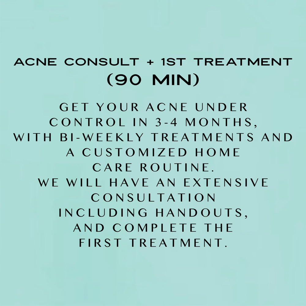 Acne Consult + 1st Treatment(90min)