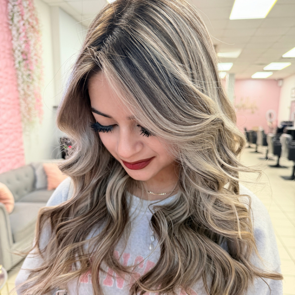 Highlights at Higher Aura Hair in Pasadena, TX