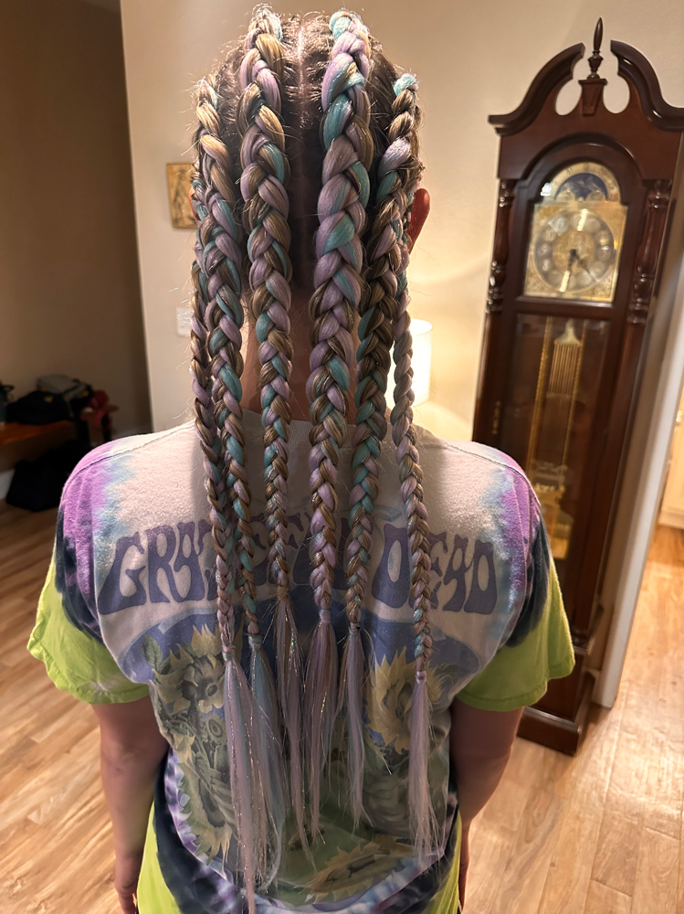 6 Braids With Extensions