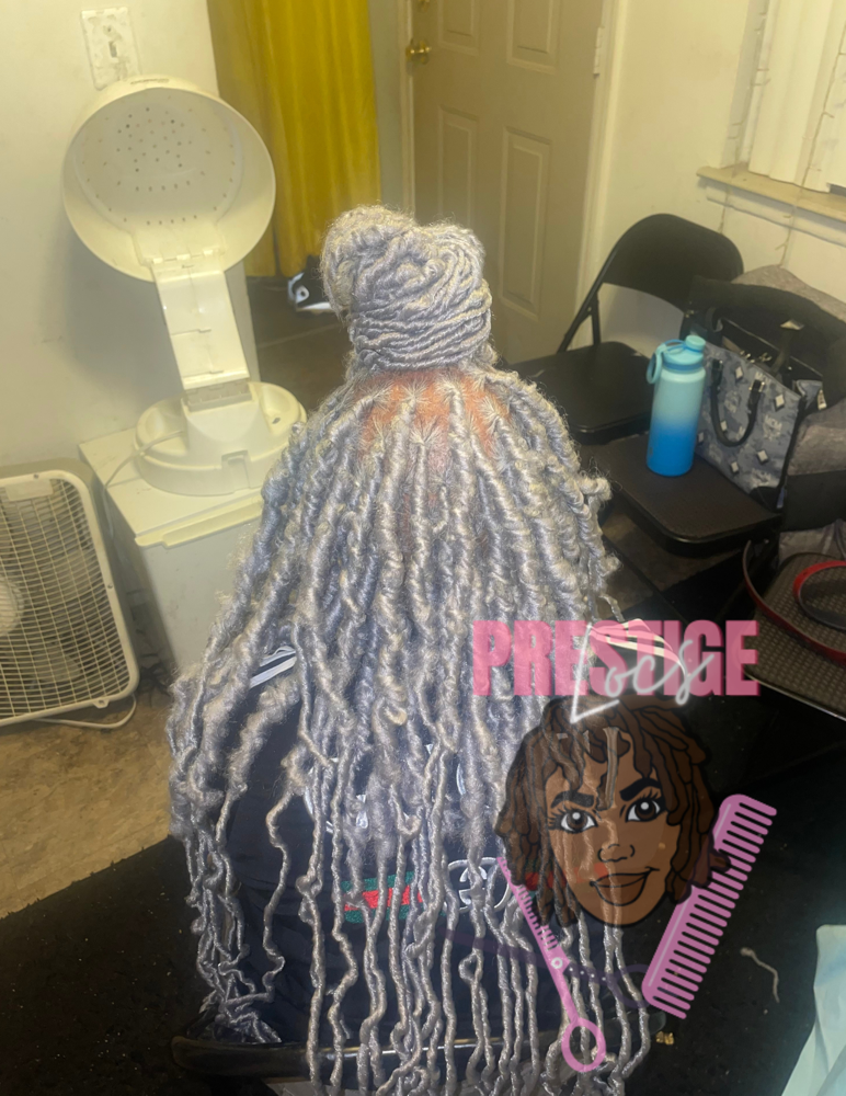 Faux Locs ( Hair Included) Waist
