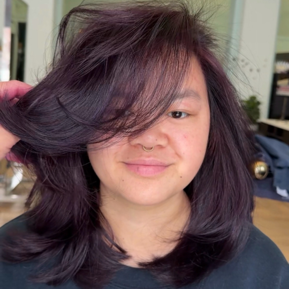 Straight Haircut at Texture Talk Salon in Roseville, MN