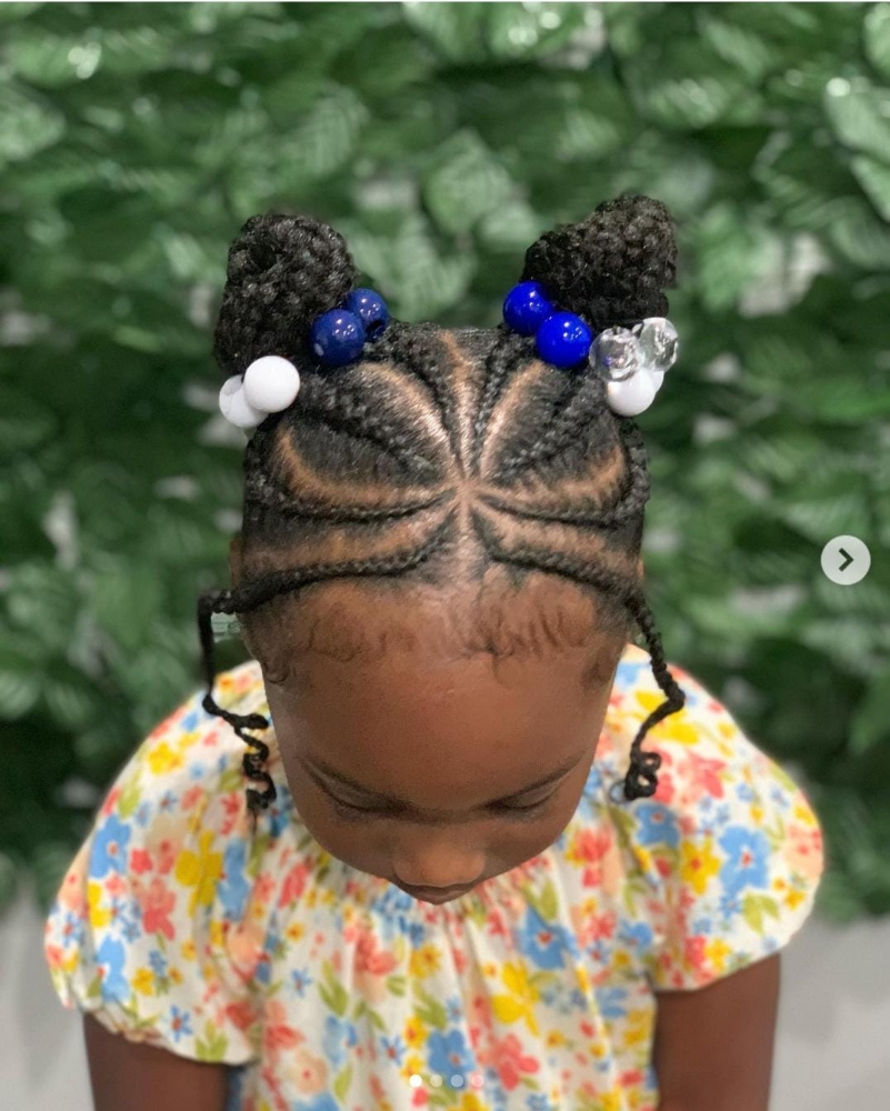 Ponytail Braids Kids