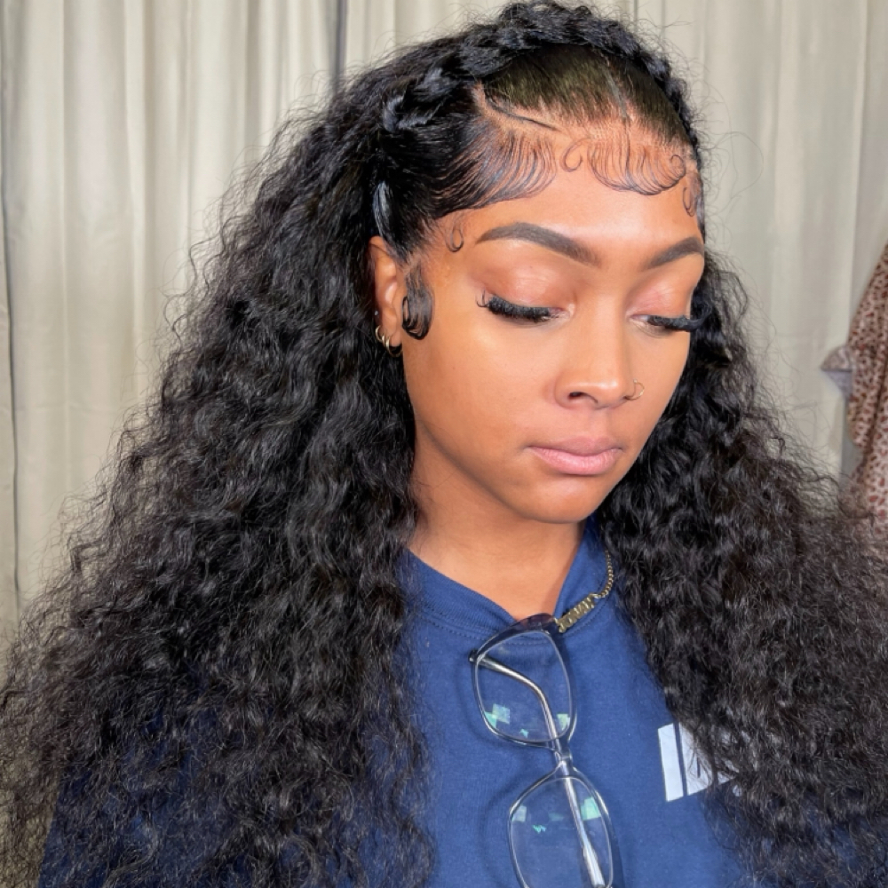 Frontal Wig Install at Ajia Dior Hair in Augusta, GA