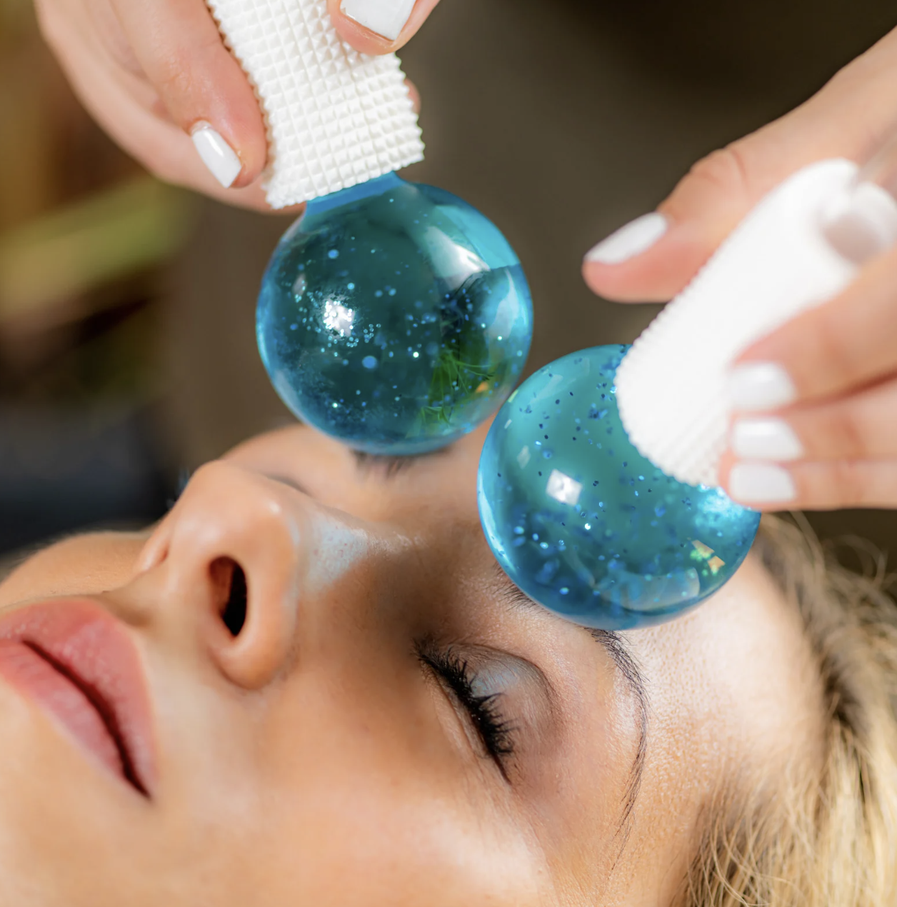 ENHANCEMENT Cooling Facial Globes at GLOW STUDIO in Tustin, CA