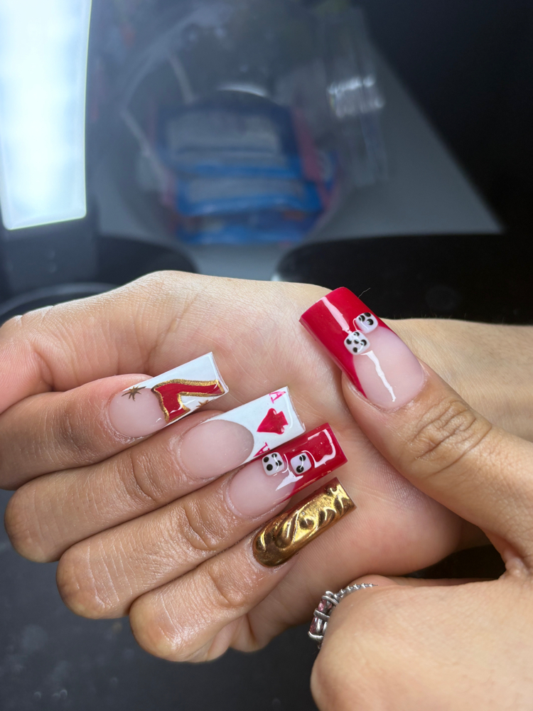 Acrylic Medium Length Full Set