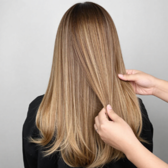 Hair Extension Move Up-Tape Method at Flower of Life Studio in San Diego, CA