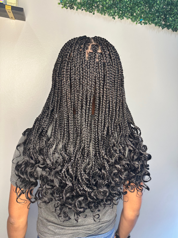 Kids box braid or Knotless