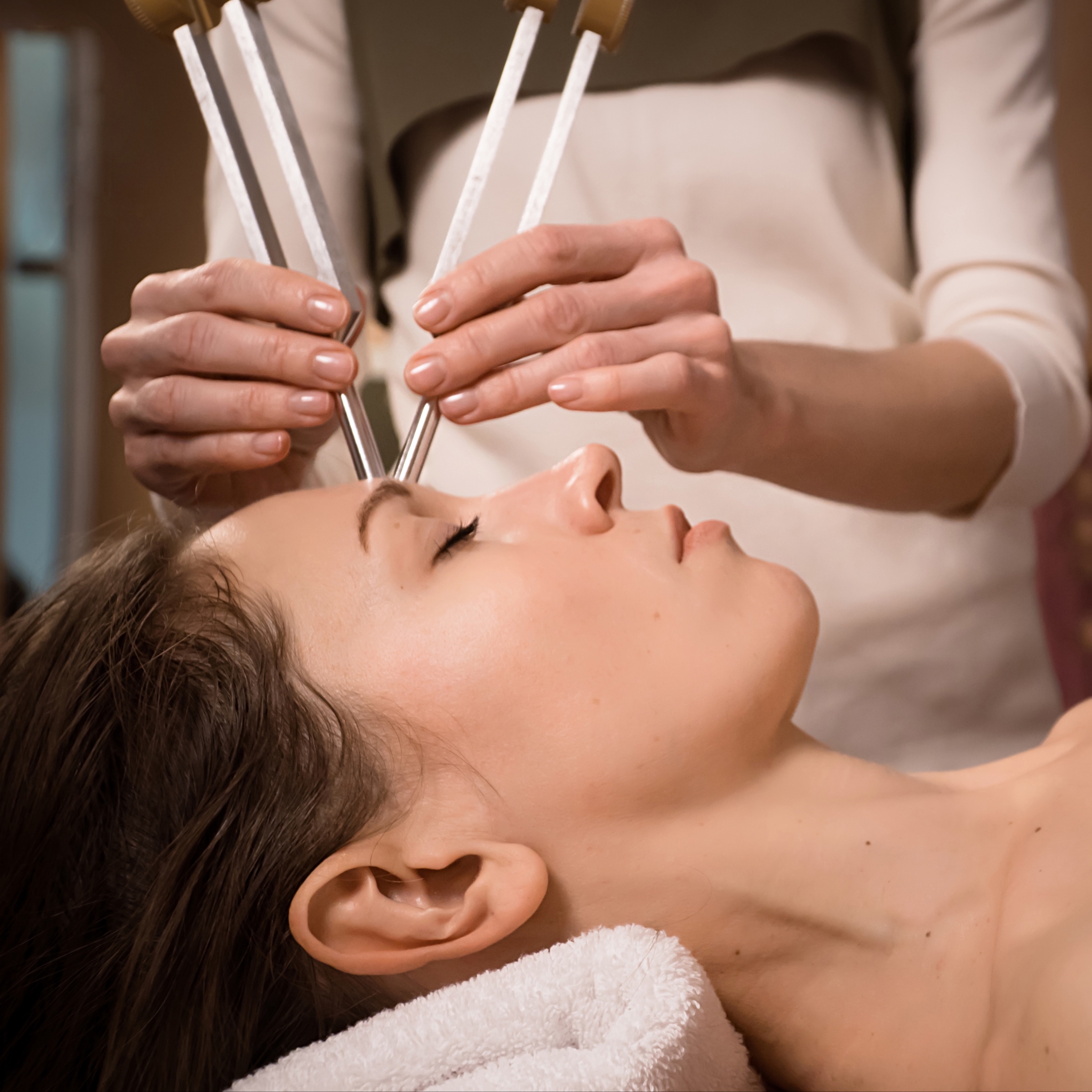 Tuning Fork Facial Reflexology at Auric Skincraft in wilmington, NC