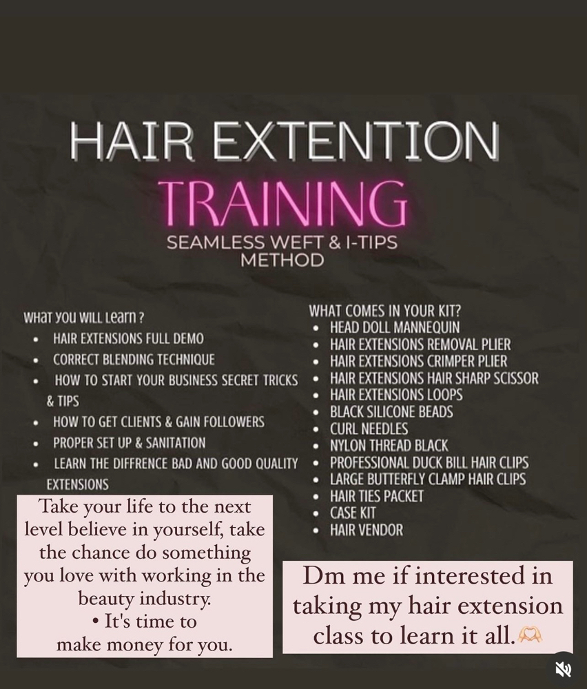 Hair Extension Class