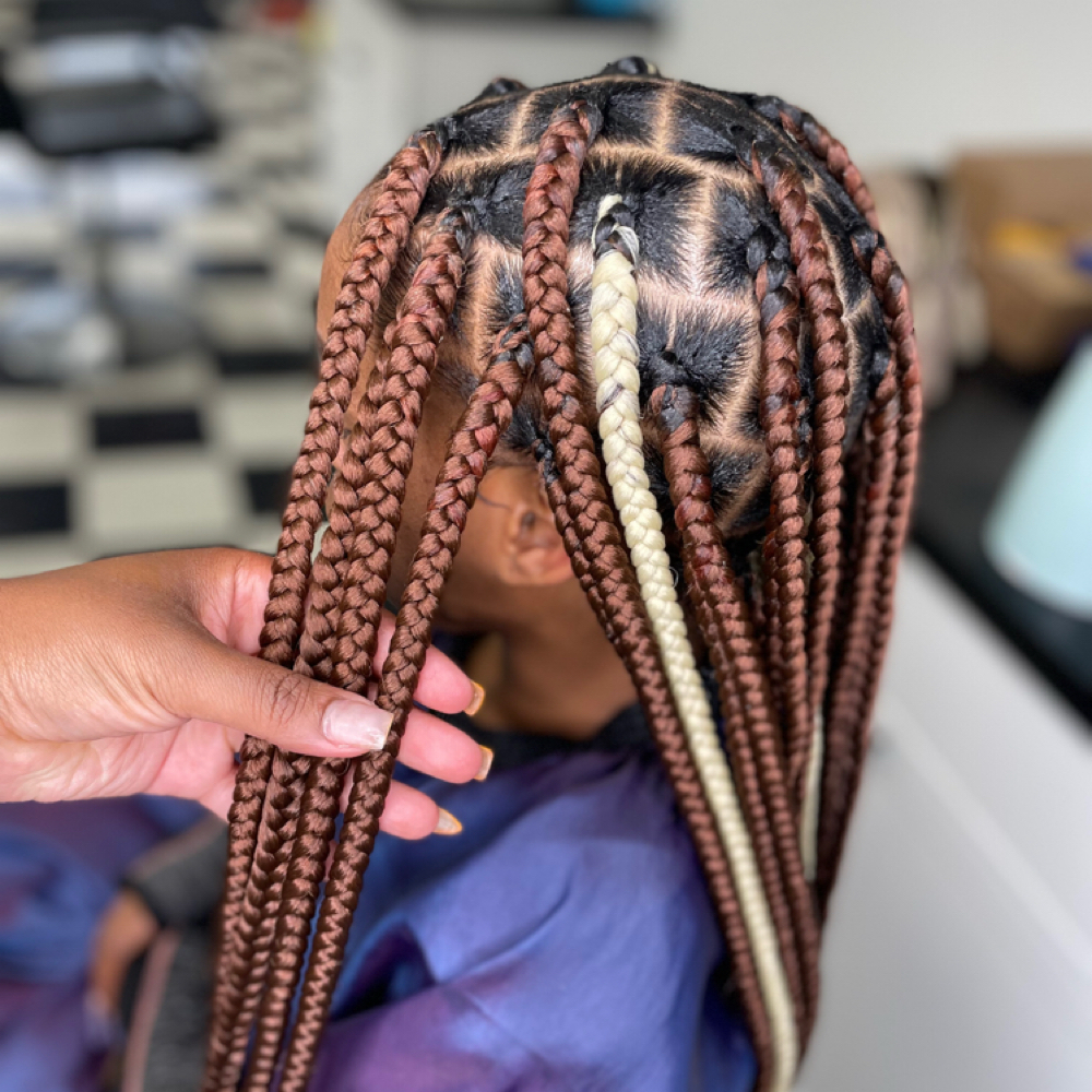 Knotless Box Braids (Large) at HairGoals By Germ in Raytown, MO
