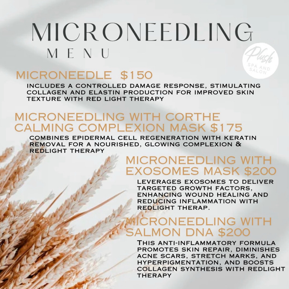 Fall Microneedling Special $150 at Plush Spa in Joplin, MO