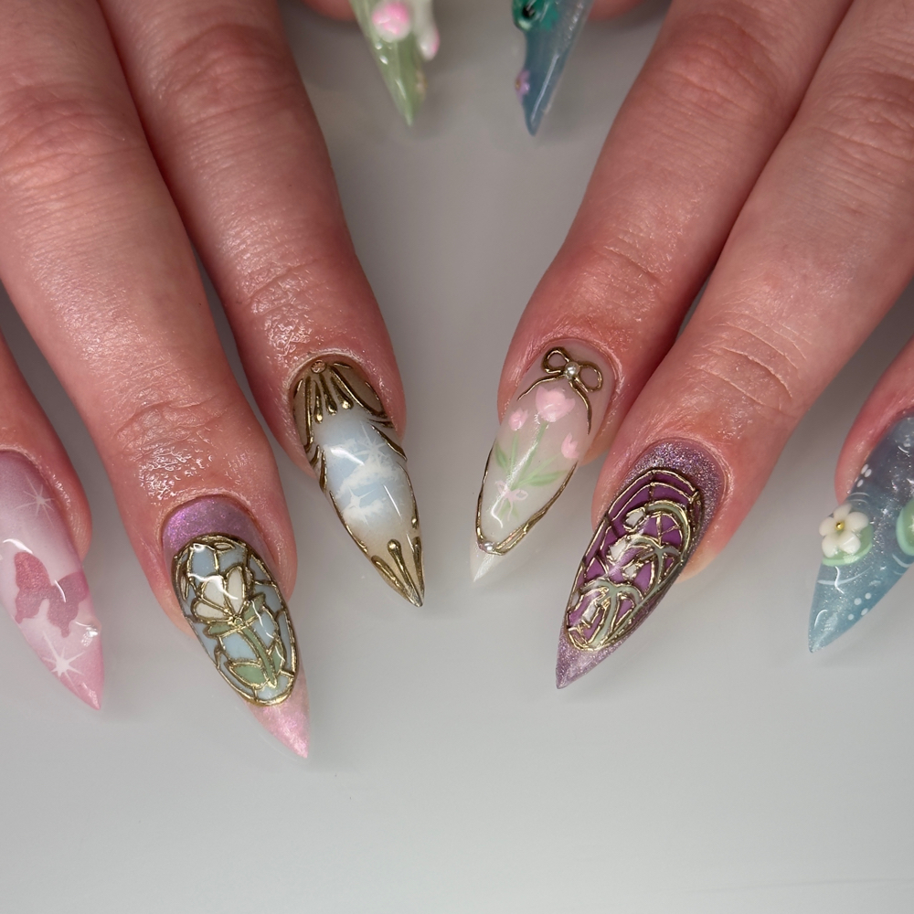 Gel-X Tier 6 Nail Art