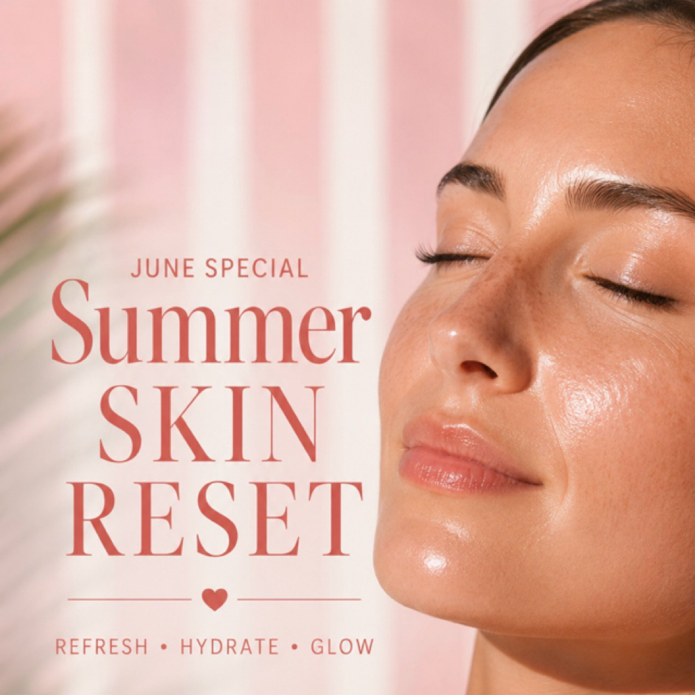 Summer Skin Reset Facial🌺 at Rhinestone Lash Studio & Spa in Leander, TX