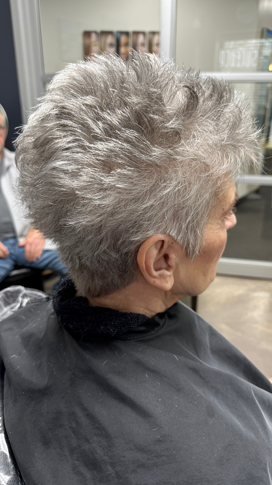 Classic Short Haircut and Blowdry
