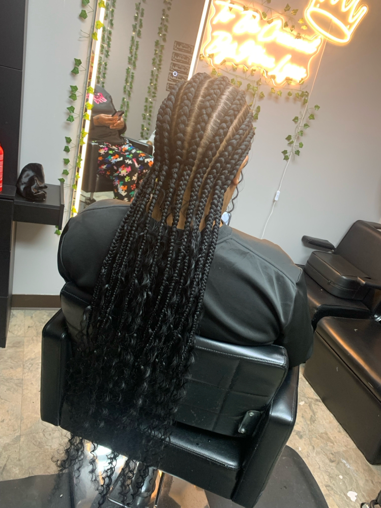 10 Cornrows & Up W/ Hair at To Be Crowned By Nina Lynn in Emmaus, PA