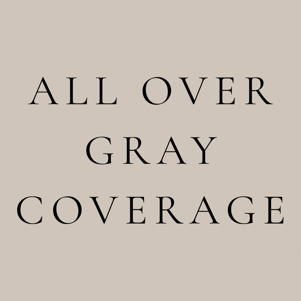 ALL OVER GRAY COVERAGE at Fox Hair Studios in Bossier City, LA