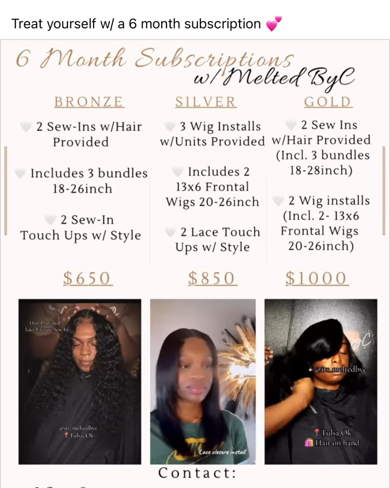 6 Month Subscription- GOLD