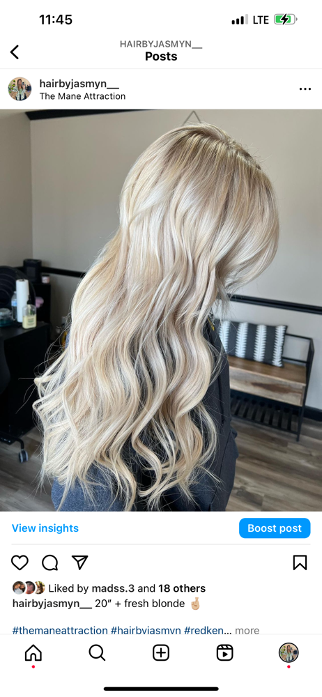 Full Blonding Service