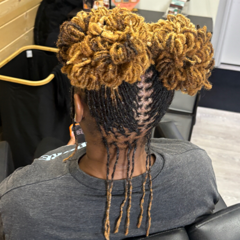 Micro Loc Wash & Advanced Style at Loc Bar DTX in Duncanville, TX
