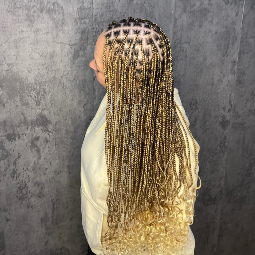 Small Knotless Braids at Hair Bliss in Santa Rosa, CA