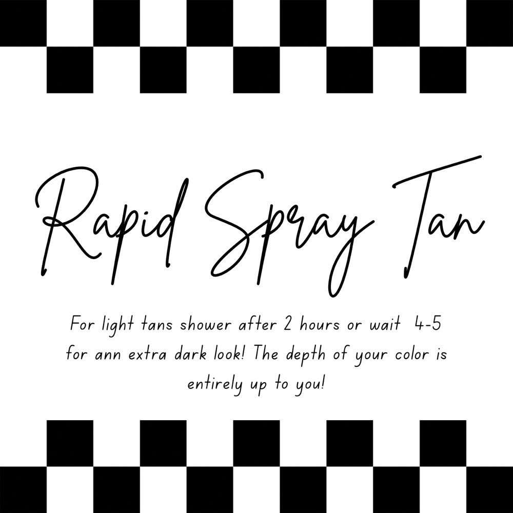 Rapid Spray Tan