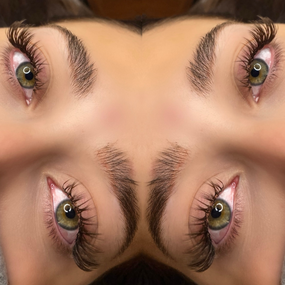 Brown Lash Extensions