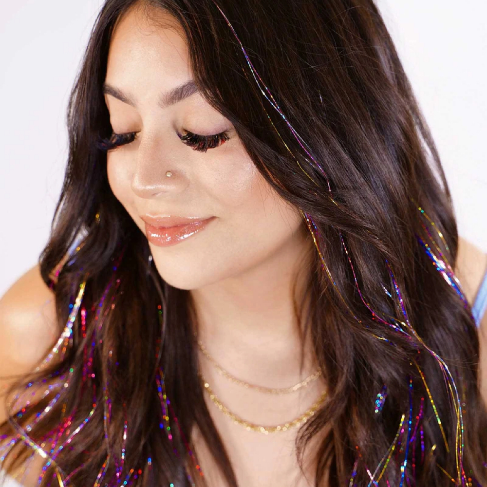 Tinsel Application at Beauty Bliss in Brea, CA
