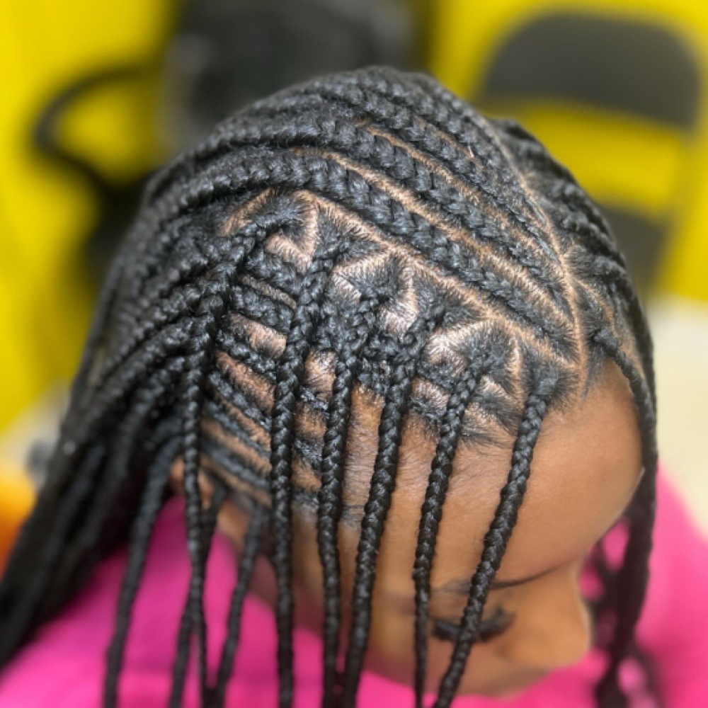 Fulani Flip Over Braids at Marshadoesitbetter in Lake Worth, FL