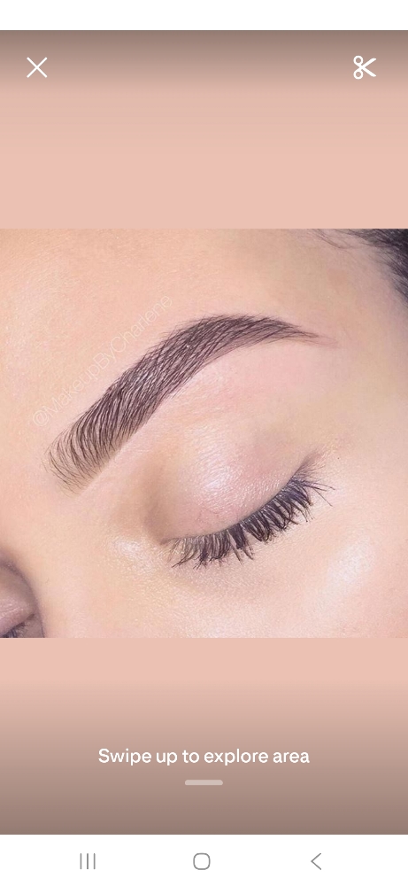 Brow Lamination And Tint