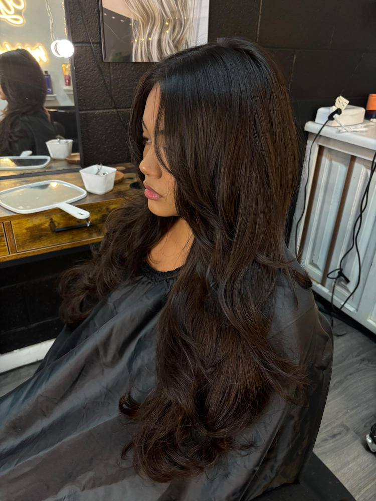 Layers And Blowout XL Hair