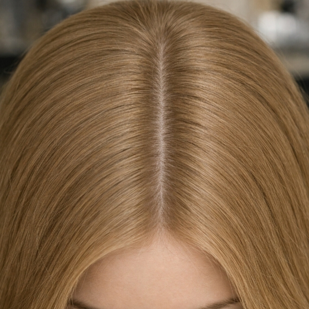 Root & Gray Coverage + Style at Hair by Merian in Lancaster, CA