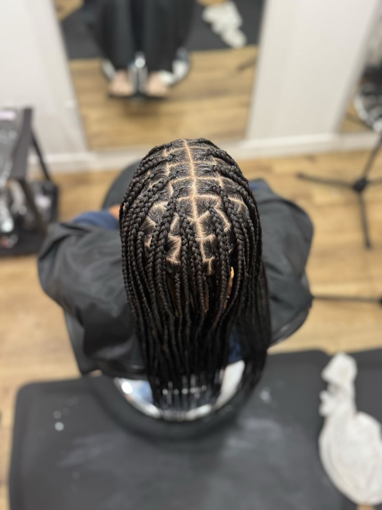 Small Medium knotless at Michou  HairBraiding in Anaheim, CA