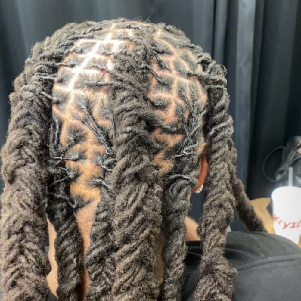 Locs Retwist W/W/O Style at ROYALTY’KE HAIR AND BEAUTY COLLECTIONS in Memphis, TN