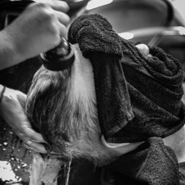 Shampoo with Hot Towel Add-On at Melrose Barber Lounge in Carson City, NV