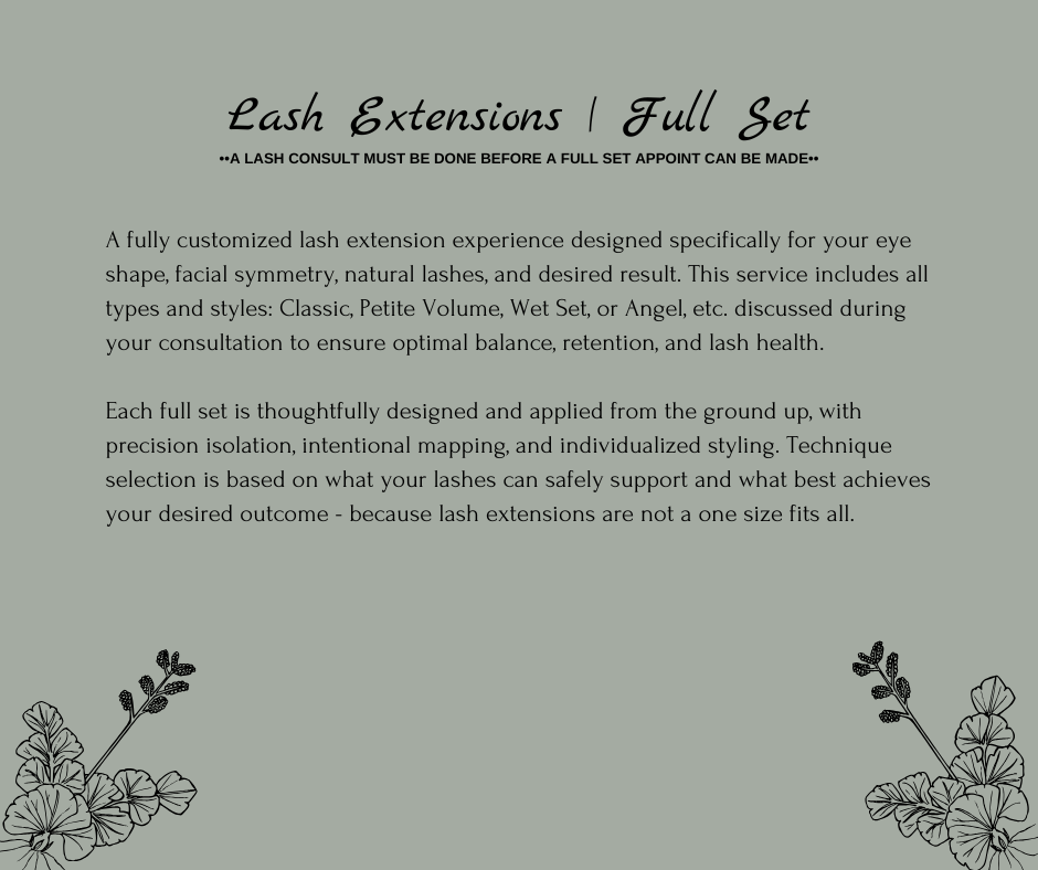 Lash Extensions | Full Set