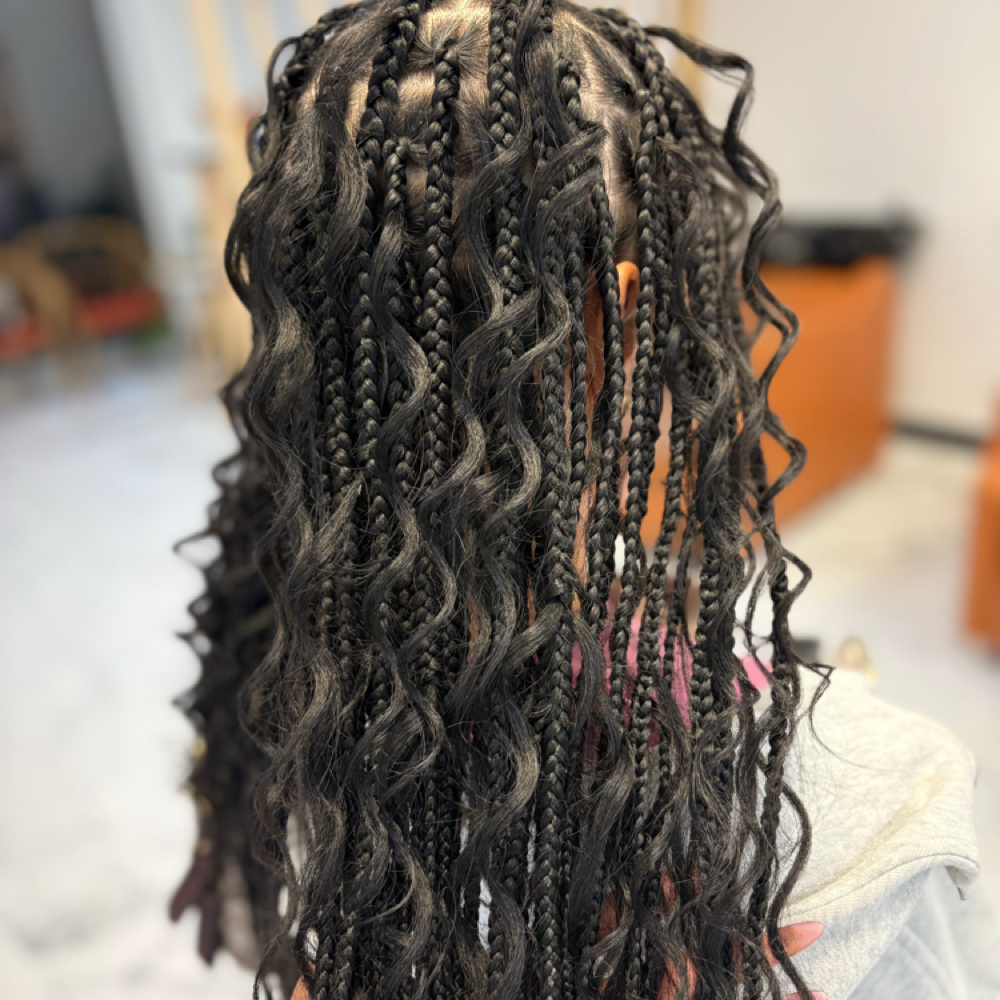 Children Knotless Box Braids (Children Goddess Braids) at Nw2d Fayetteville in Fayetteville, AR