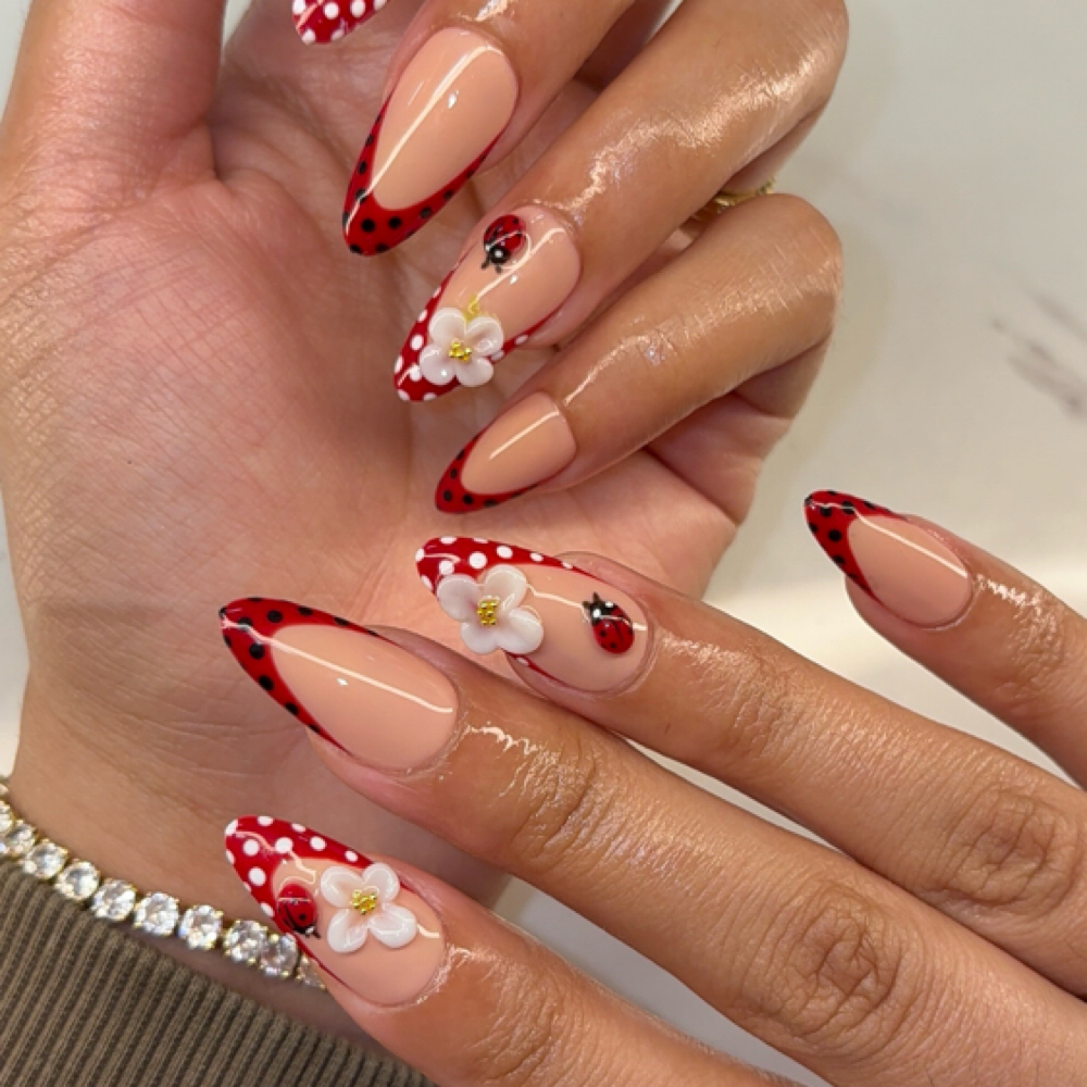 3D Nail Art at SetsbyShorty in Downtown Los Angeles, CA