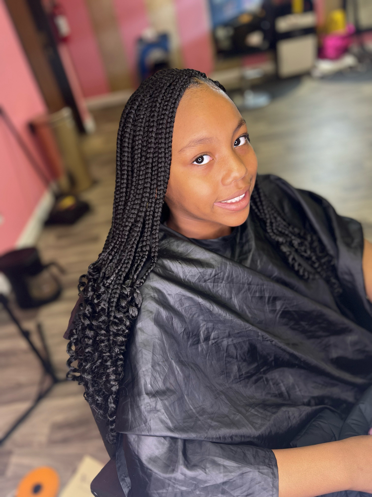 Kiddie Box Braids  (6-10) H.I