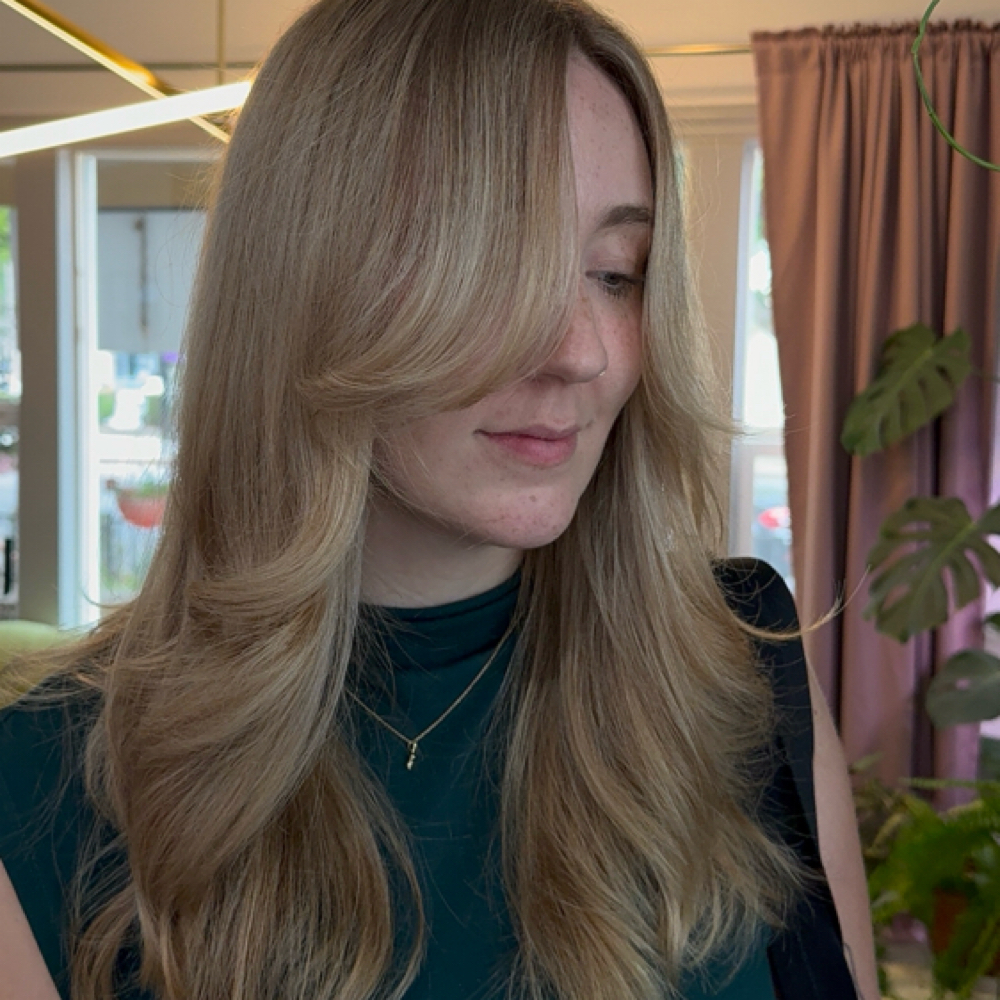 Partial Custom Blonding at Hairbygigi.v in Sacramento, CA