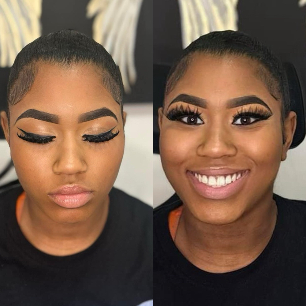 Lashes And brows Only at Shantell’s in Greenville, NC