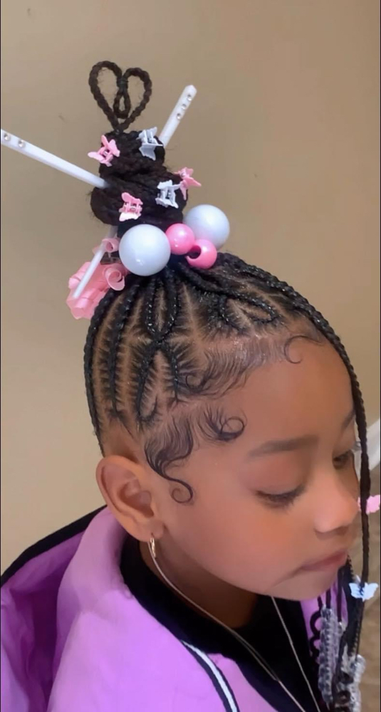 Kids Braided Ponytail