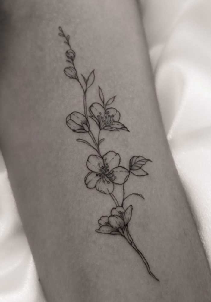 Multiple Fine Line Tattoo