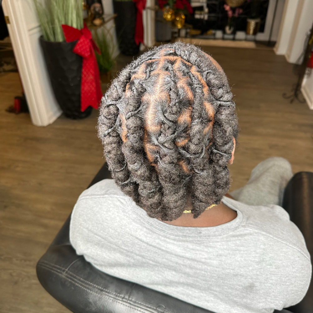 Loc Styles at Chanel’s Transformation Beauty Bar in Warner Robins, GA