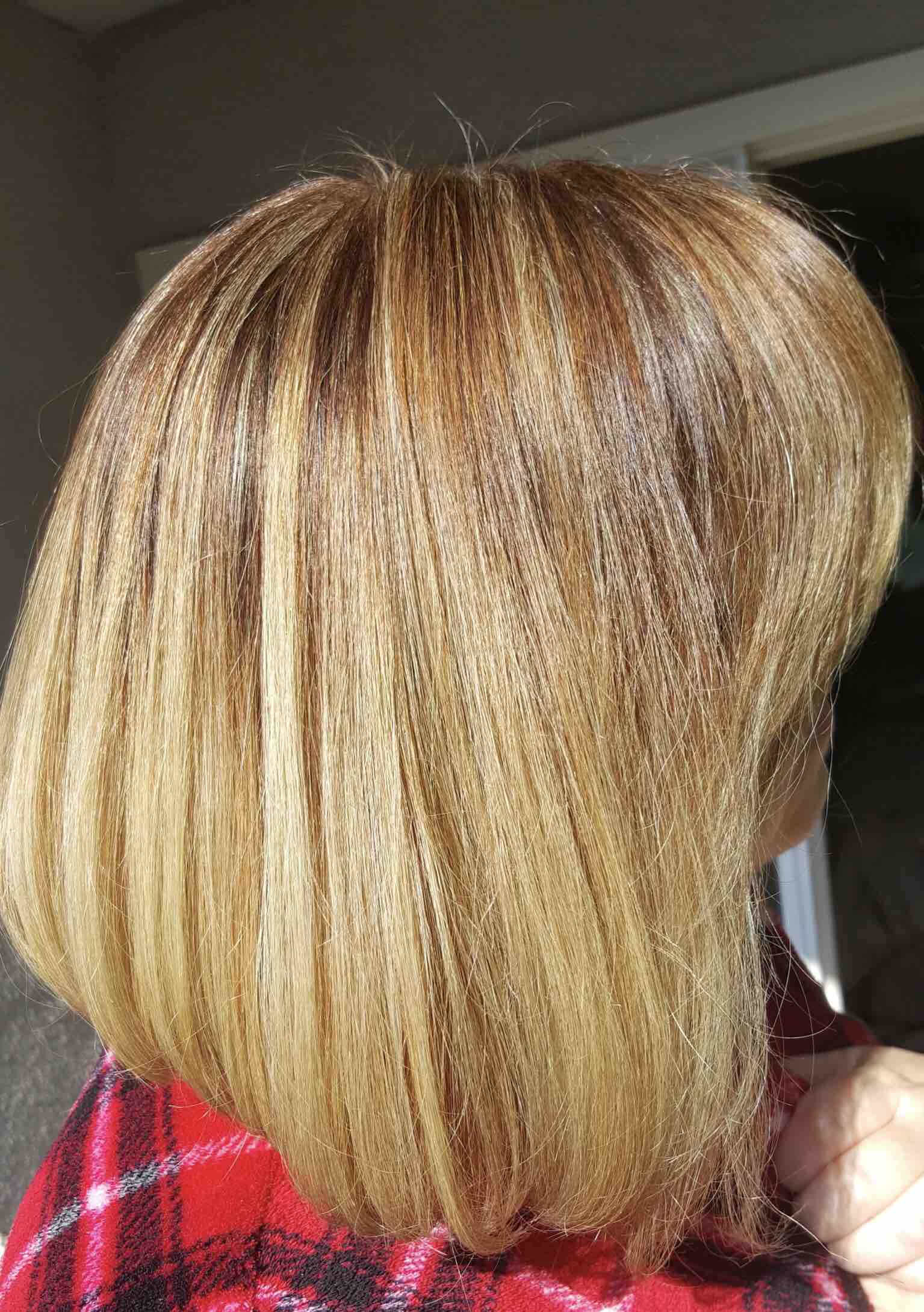 Highlight Root Color And Haircut