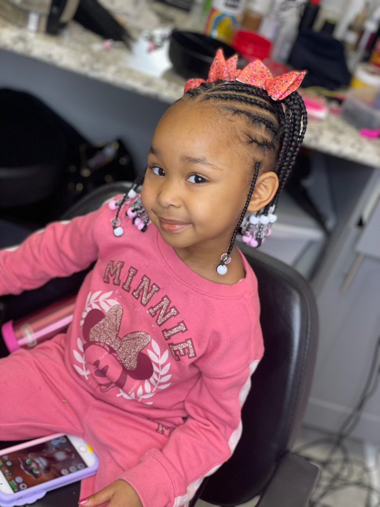 Kid Braids W/ Extentions